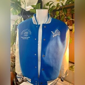NWT Detroit Lions NFC North Varsity Jacket